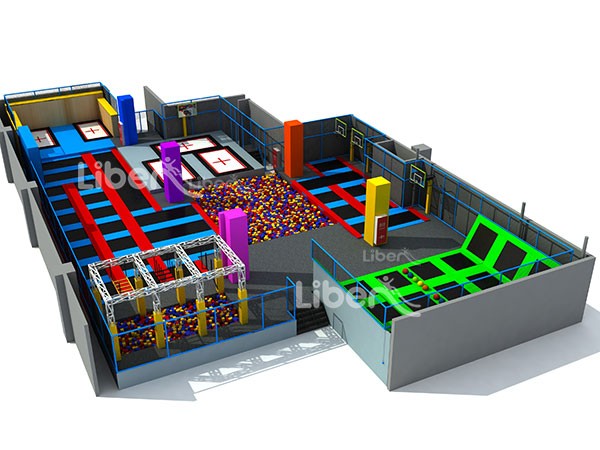 Liben Hot Sale Customized Indoor Trampoline Park Design In China